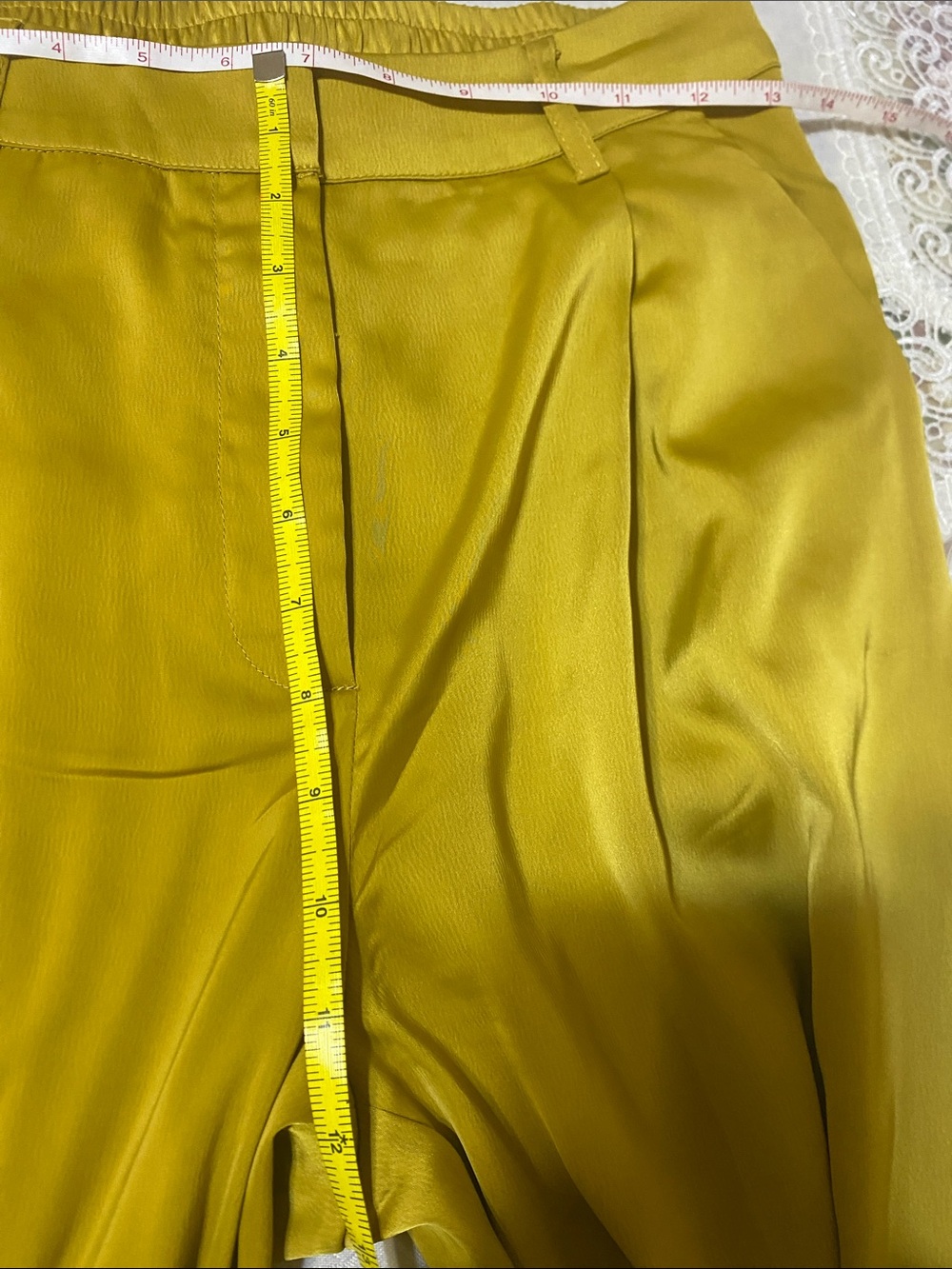 House of Harlow 1960 Mustard Yellow Wide-Leg Pants & Cropped Cami Open to Offers - Picture 11 of 16